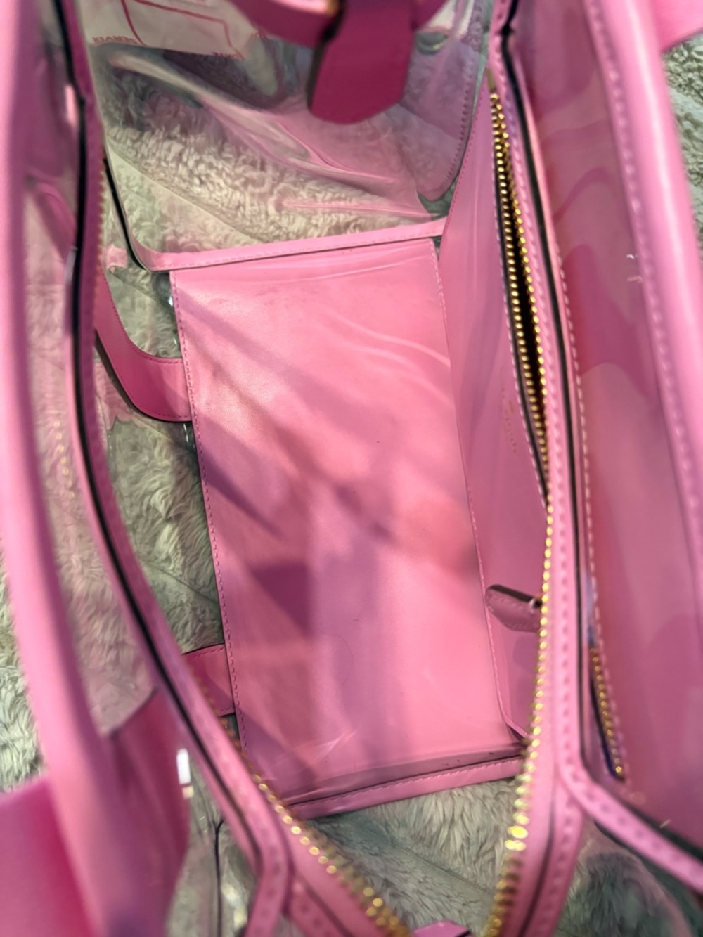 Kate Spade Kip Clear Small Tote in Pink - Picture 3 of 7